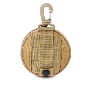Outdoor Portable Coin Purse Earphone Protective <span class=keywords><strong>Bag</strong></span> <span class=keywords><strong>Round</strong></span> Small Saddle <span class=keywords><strong>Bag</strong></span> Key Case Mini Zipper cintura <span class=keywords><strong>Belt</strong></span> Bags - Product Image 3