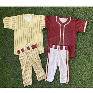 Transfert par sublimation Softball Porter des uniformes de baseball personnalisés Nouveaux modèles Maillot de baseball - Product Image 4