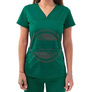 Customized Wholesale Nurse Hospital Uniforms Medical <b>Scrub</b> Top Medical Top - Product Image 4