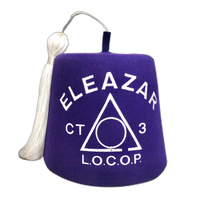 Chapeau Fez Shriners avec pompon – Vente en gros de chapeaux maçonniques en feutre/velours durables