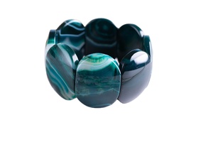 Brazalete de Resina Hecho a Mano con Diseño Elegante y Estampado Animal, Forma Irregular, Artículo Coleccionable para Mujer - Product Image 2