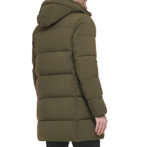 Venta al por mayor de buena calidad con capucha de gran tamaño Parkas Puffer Chaquetas 2025 Invierno Manga larga Botones Bolsillos Abrigo cálido - Product Image 3