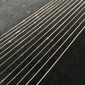 Collar de Cadena Fina de Platino Real Pt850 de Murao Japan, Joyería de Platino Sólido Unisex, Cadena de Eslabones de Alta Calidad, Ligera y Delgada para Hombre y Mujer - Product Image 2