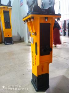 Disjoncteur hydraulique de type boîte SB 20 de haute qualité pour mini pelles Bob Cat Skid Steer Loader roches dures avec moteur puissant - Product Image 4