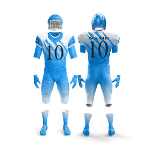 Maillots de football américain unisexes personnalisés pour jeunes, imprimés, respirants, à séchage rapide, de haute qualité, en élasthanne/polyester, grande taille, à porter en été - Product Image 1
