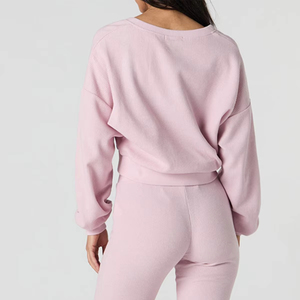 เสื้อสเวตเตอร์สำหรับผู้หญิงผ้าซักแบบมีน้ำหนักเบาดีไซน์ใหม่สำหรับฤดูหนาวสามารถปรับแต่งได้ - Product Image 6