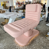 En stock : Table de soin esthétique, Chaise de salon de beauté et de spa, Table pour extensions de cils, Lit de massage avec mécanisme de levage électrique