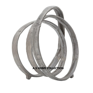 Aluminium Métal Fleur Feuille Design Plaqué Or Sculpture Décoration Maison Antique Design Créatif Fait Main - Product Image 4