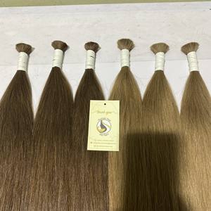 Extensión de cabello humano sin procesar, cabello indio Virgen sin procesar, Natural y sedoso, el mejor precio - Product Image 2