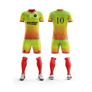 Conjunto de Uniforme de Fútbol para Entrenamiento y Partido |   Tallas para Hombre, Mujer y Jóvenes |   Ropa Deportiva Ligera de Secado Rápido al por Mayor - Product Image 1