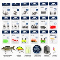 Boîte de calendrier de l'Avent personnalisée pour la pêche sur glace avec kit de pêche, coffret cadeau pour les passionnés de plein air en hiver, emballage pour les pêcheurs