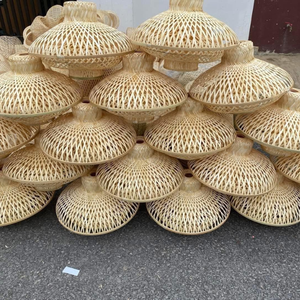 Vietnam Rattan Ball Lantern - Natural Handicraft Decorative <b>Light</b> - Product Image 5