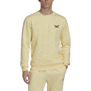 Venta al por mayor logotipo personalizado suelto cuello redondo de gran tamaño pulóver sudaderas con capucha hombres sudadera - Product Image 3