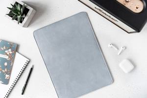 Genuine Leather <b>Laptop</b> Sleeve Bag Casual Multifunctional Soft Stone Guard Protective <b>Cover</b> for 16 Inch Pro <b>Laptops</b>-LLS-0015B - Product Image 5