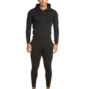Zipper Track Sweat Suit Wholesale Custom Sportswear Men's winter Tracksuit Sweat Suit Jogger Track Suit for Men <b>Material</b> - Product Image 1
