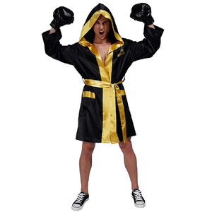 High Quality Boxing Winner Cosplay Hooded Boxer Uniform Costumes for Adults Party Carnival <b>Halloween</b> - Product Image 1