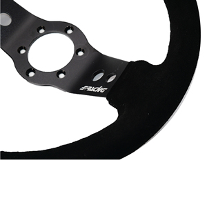 Volant sport à fond bombé - Suède - Product Image 5