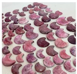 Ruby Moons Cabujón de ágata natural de alta calidad Piedras preciosas sueltas Corte ovalado Altura del artículo de 3mm - Product Image 3