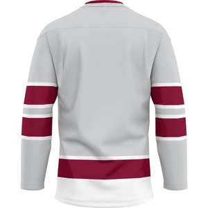 Maillot de hockey sur glace en gros d'usine pull à col en V sur maillot de hockey sur glace à manches longues du fabricant et exportateur de vêtements de sport COSH - Product Image 2