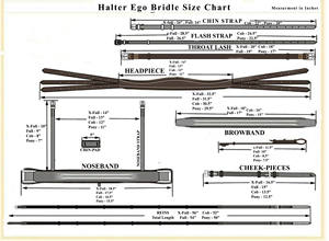 Bride Florentina Brown avec passepoil rose doré Bride en or avec muserolle brevetée en PVC Bride en or rose avec design plié - Product Image 6