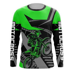 เสื้อแข่งรถวิบากแขนยาวผ้าโพลีเอสเตอร์น้ำหนักเบาพิมพ์ซับลิเมต - Product Image 1