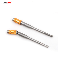 Support d'embout rotatif à angle réglable Tooljoy 1/4 pouce à tige hexagonale, adaptateur d'extension à changement rapide pour visseuse électrique