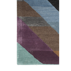 Alfombra de Lana Tejida a Mano Jaipur Rugs ZA Weaver Art Reserve Azul, Diseño Geométrico Plano para el Hogar, Alfombra Nueva para Sala de Estar -THA-5002 - Product Image 4