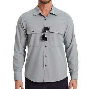 Camisa Casual de Manga Larga de Secado Rápido para Hombre, Protección Solar UPF 50 Plus, OEM - Product Image 3