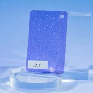 Feuille acrylique translucide jaune scintillante de 1/8 po découpée au laser avec service de découpe - Product Image 6