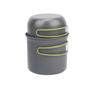 ชุดเครื่องครัวสำหรับตั้งแคมป์ กระทะและหม้ออลูมิเนียมพกพาสำหรับ 1-2 คน ลดราคาพิเศษ - Product Image 2