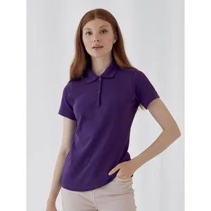 Camiseta Polo Promocional Personalizada para Mujer Safran Pure para Merchandising - Product Image 3