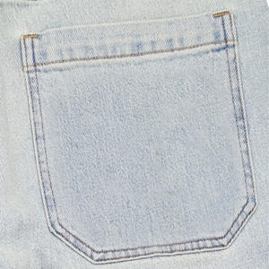 Short en jean 100% coton pour homme, taille moyenne, décontracté, style droit, nouvelle collection - Product Image 5