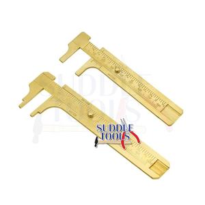 VALOR MINI BOLSILLO LATÓN DESLIZANTE VERNIER CALIPER MEDICIÓN DIY HERRAMIENTAS ESCALA REGLA - Product Image 3