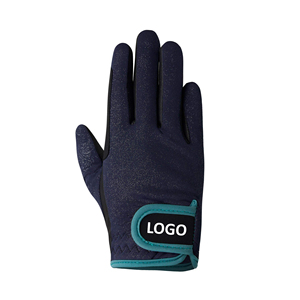 Gants d'équitation en silicone avec conception de logo sur mesure populaires avec gants en cuir d'hiver à prise serrée en vente - Product Image 2