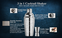 Enfriador de Vino de Acero Inoxidable, Diseño Personalizado, Estilo Industrial, Capacidad de 750 ml, Cubetas de Hielo Duraderas a Prueba de Fugas, Recipientes para Bebidas