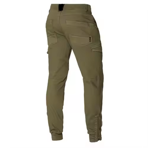 Pantalones informales de sarga lavados de algodón ultrasuave para hombre: prelavados para mayor comodidad, con una pierna recta clásica - Product Image 5