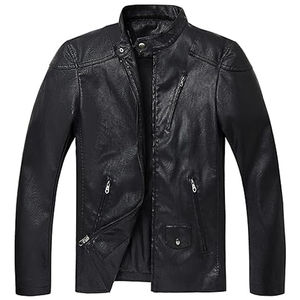 Veste en cuir d'hiver unisexe vêtements d'extérieur en cuir véritable vêtements de motard élégants et chauds design de mode approvisionnement en gros personnalisé - Product Image 1