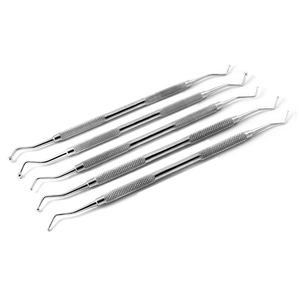 Juego de sondas de acero inoxidable para cirugía Dental, superventas, 5 uds., cuidado Dental, higiene bucal, examen de dientes, juego de sondas para dentistas, venta - Product Image 1