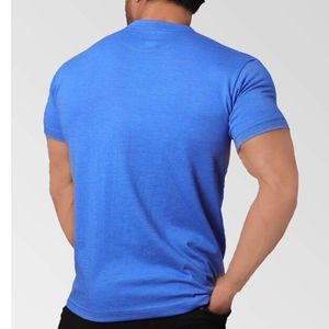 Camiseta de Algodón 100% Personalizada al por Mayor, Tejido Fino, Transpirable, con Estampado, Ajustada, Informal, con Cuello Redondo - Product Image 3