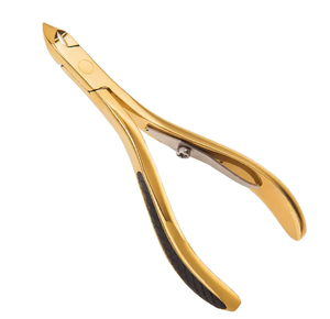 New Arrival ANAAIF Durable German Steel Curved Blade Manicure <b>Cuticle</b> Nipper Kit Hot Sales Fingers Care <b>Trimmers</b> Cutter - Product Image 2