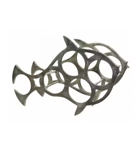 ชั้นวางขวดไวน์โลหะ8ขวดสำหรับวางขวดเบียร์ที่บ้านโรงแรมและร้านอาหาร - Product Image 5