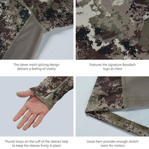 Camiseta de Camuflaje para Fitness, Impermeable, Cortavientos, de Secado Rápido, Holgada, para Caza, Personalizada, 100% Poliéster - Product Image 5