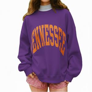 Sweatshirt Manufacturer Wholesale Custom Vintage Cotton Blends Mock Neck Sweatshirts <b>Women's</b> Mockneck High Quality - Product Image 5