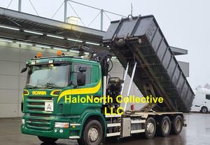 Camion benne-grue Scania R440 8x2 de 2009, transmission semi-automatique, moteur diesel, conduite à gauche, Euro 5, occasion - Product Image 5