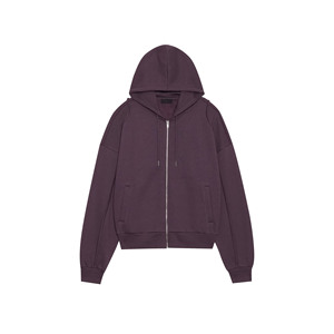 Dernières tendances : sweats à capuche zippés pour femmes, en polaire polyester/coton respirant, coupe oversize, prix de gros - Product Image 5