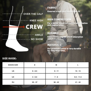 <b>Long</b> Cut Athletic <b>Socks</b> <b>For</b> Sports And Fitness With Breathable Knit Support Low MOQ Custom Fit Factory Bulk Offer Now - Product Image 2