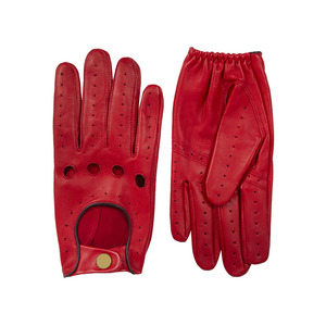 Gants de conduite de mode en cuir de mouton de meilleure performance Gants de conducteur de voiture durables de protection personnelle résistants à l'abrasion - Product Image 3