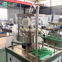 Machine de remplissage automatique pneumatique de pâtes avec presse à chaud, utilisée pour le miel, l'huile comestible, la sauce soja et le shampoing.