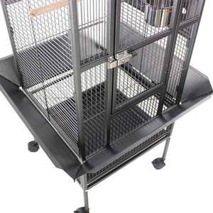 Gabbia per pappagalli pesanti in miniatura di lusso nuovo Design facile da montare Fantoche Dedo Papagaio gabbia per uccelli serrature in scatola - Product Image 6