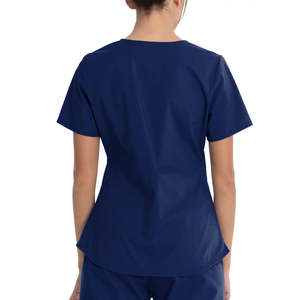 Wholesale Custom Woven Canvas Eco-Friendly High Quality 100% Cotton Hospital <b>Doctors</b> Nurses Women Scrub <b>Sets</b> - Product Image 3
